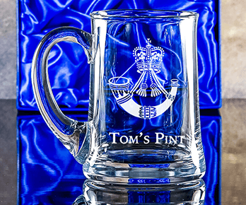 Crystal Engraved Beer Tankards