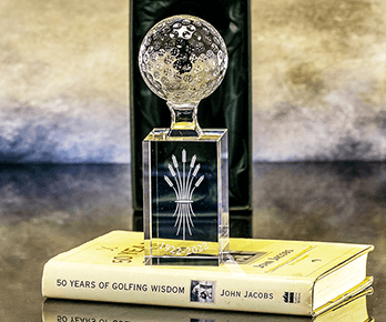 Engraved Golfing Crystal